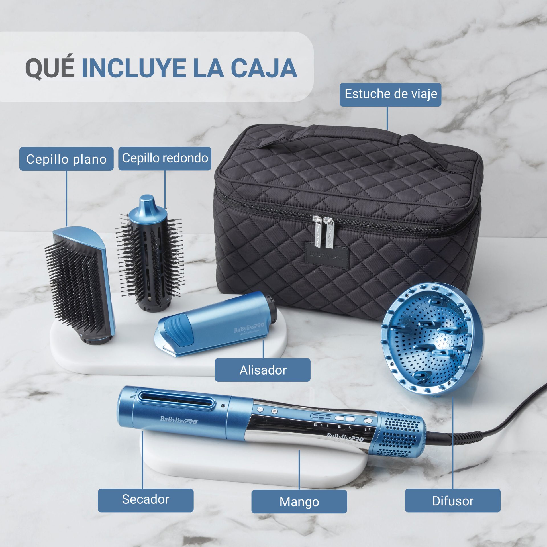 Secador y moldeador iónico multiusos StyleSwitch™ Nano Titanium™ de BaBylissPRO® - Imagen 4
