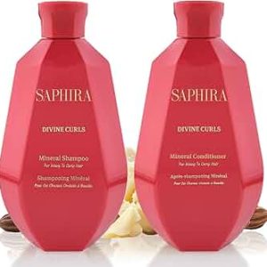 Saphira Divine Curls Shampoo y Acondicionador Duo 250 ml